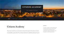 Desktop Screenshot of citizensacademycny.org